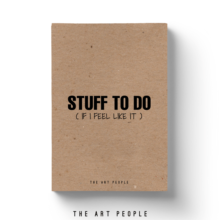Stuff To Do Notebook - Uptownie