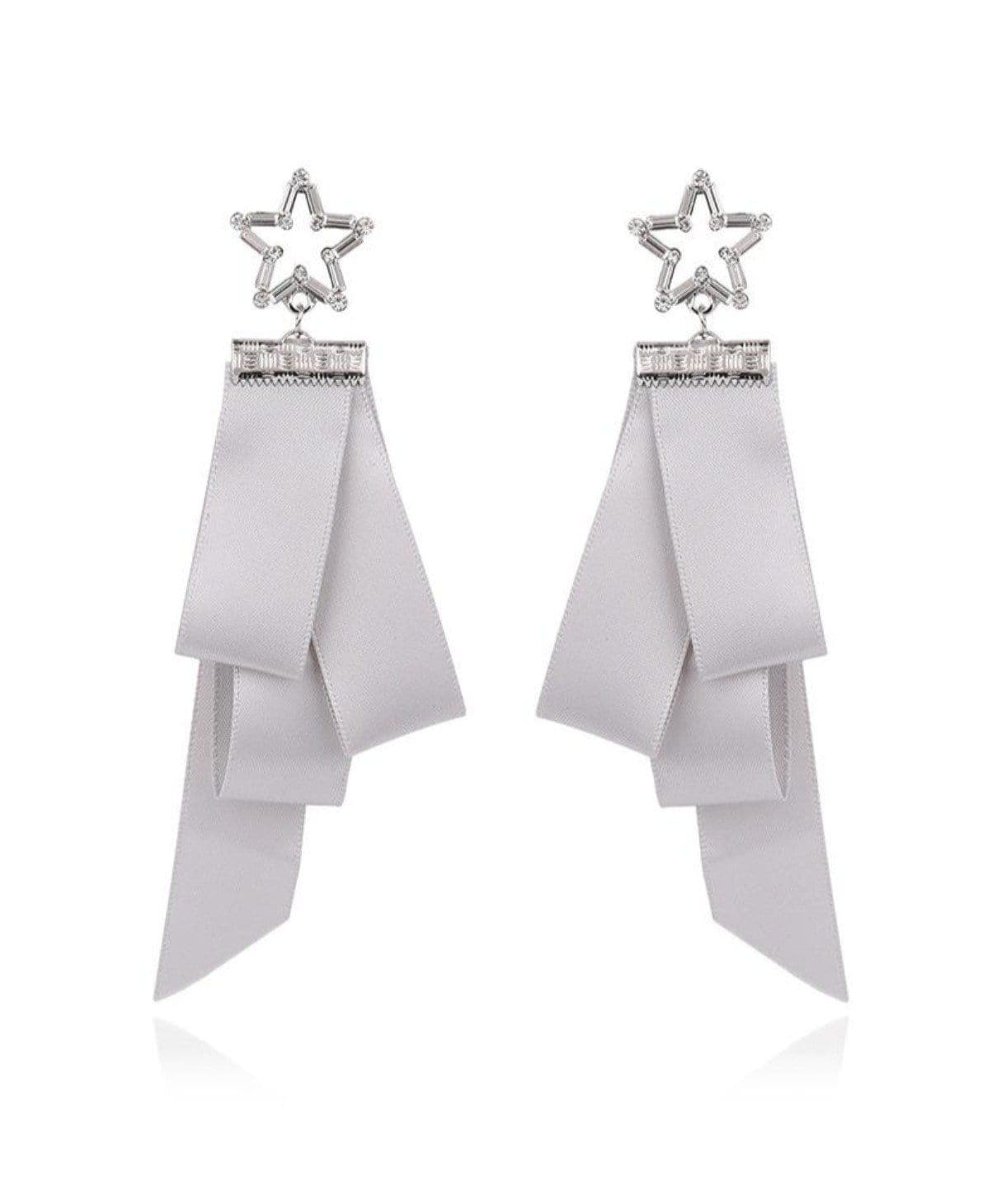 Star Ribbon Earrings - Uptownie