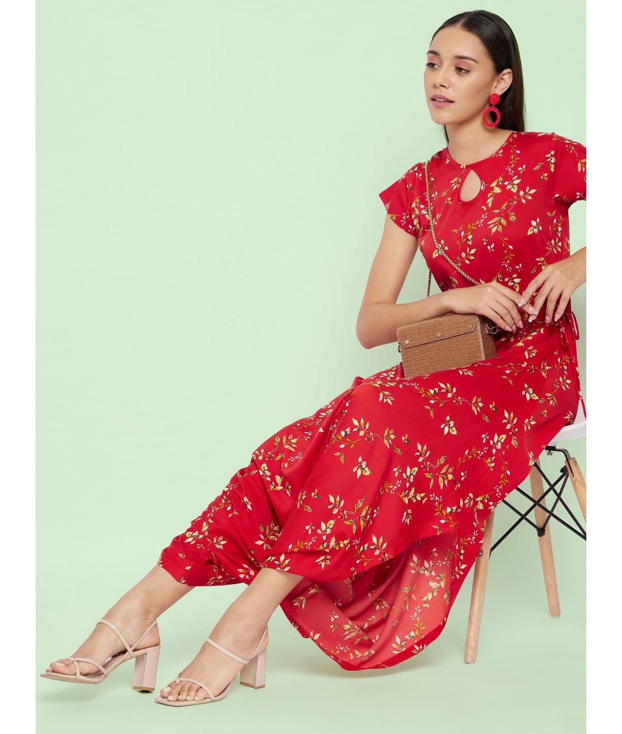 Cutout Dhoti Jumpsuit - Uptownie