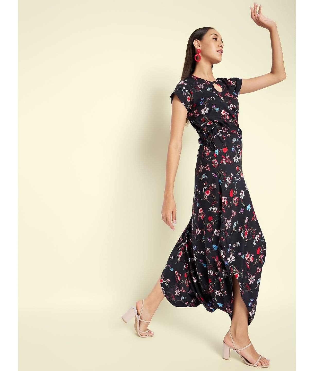 Cutout Dhoti Jumpsuit - Uptownie