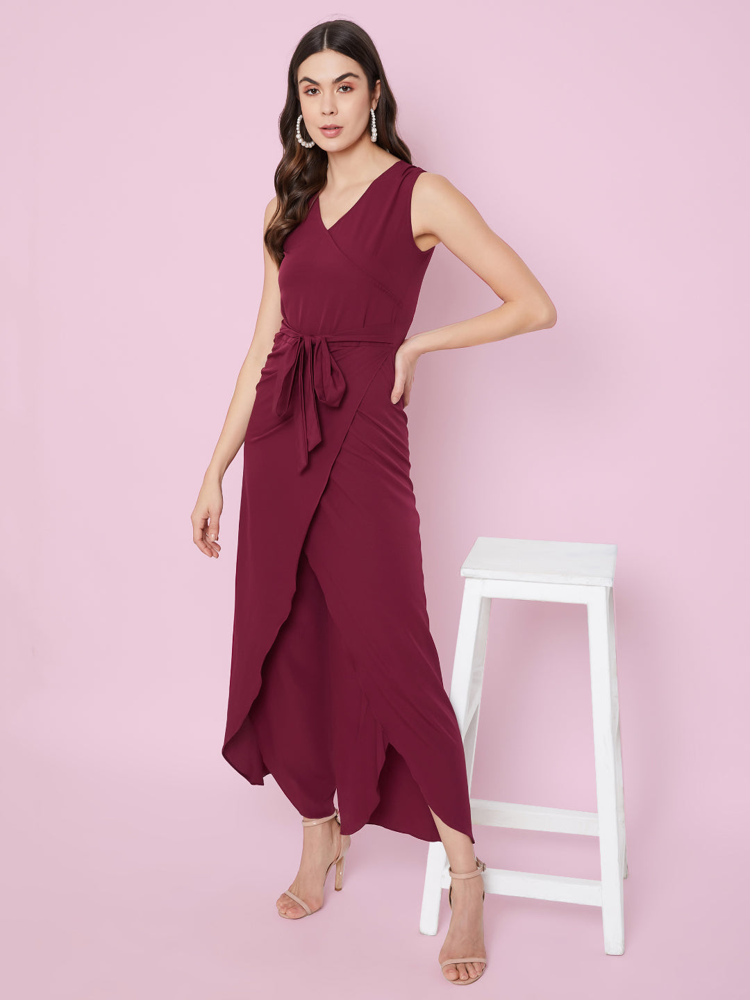 Tulip Style Wrap Jumpsuit - Uptownie