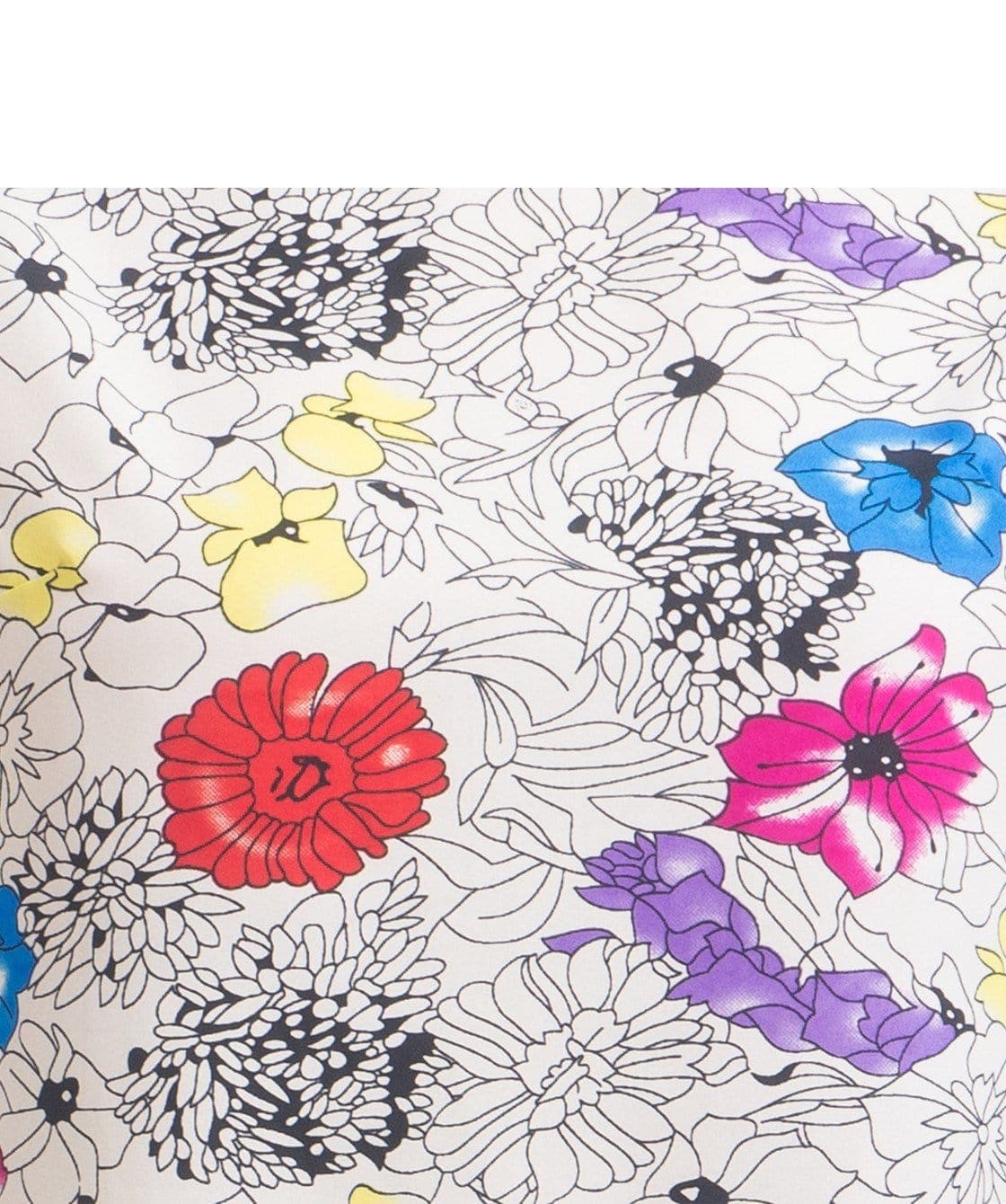 Floral Print White Casual Crepe Top - Uptownie