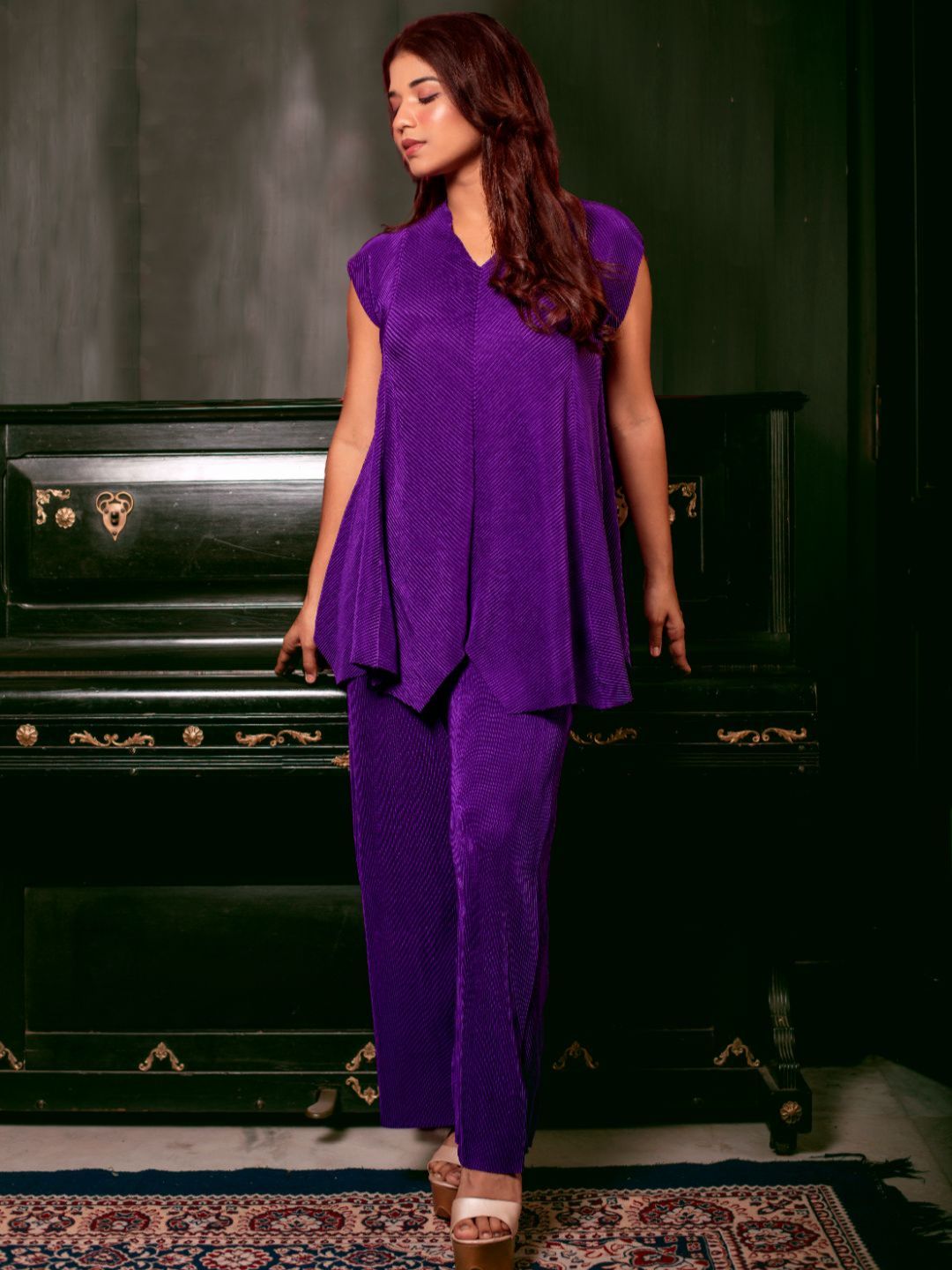 Pleated Co-ord Set - Uptownie