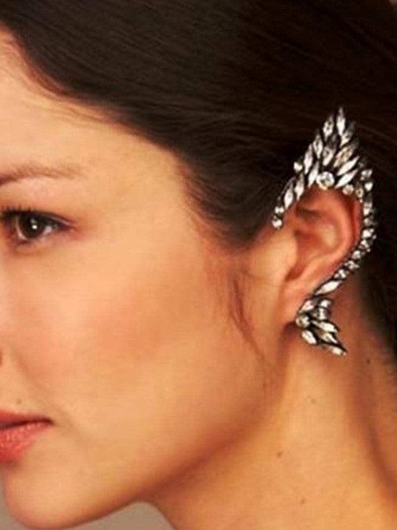 Silver Angels Ear Cuff - Uptownie