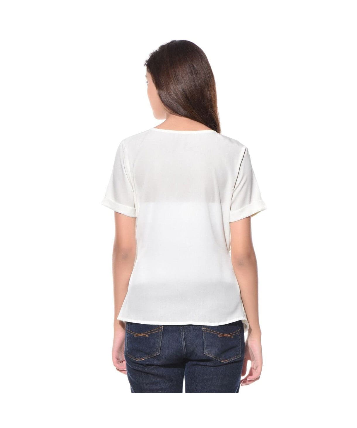 Crepe Wrap Top - Uptownie