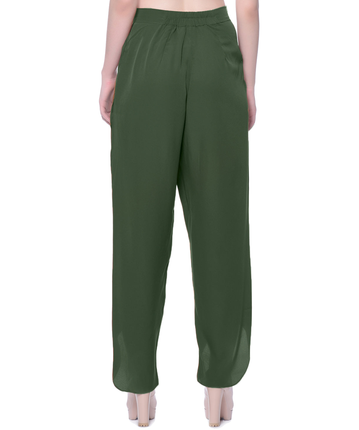 Adjustable Crepe Tulip Pants - Uptownie