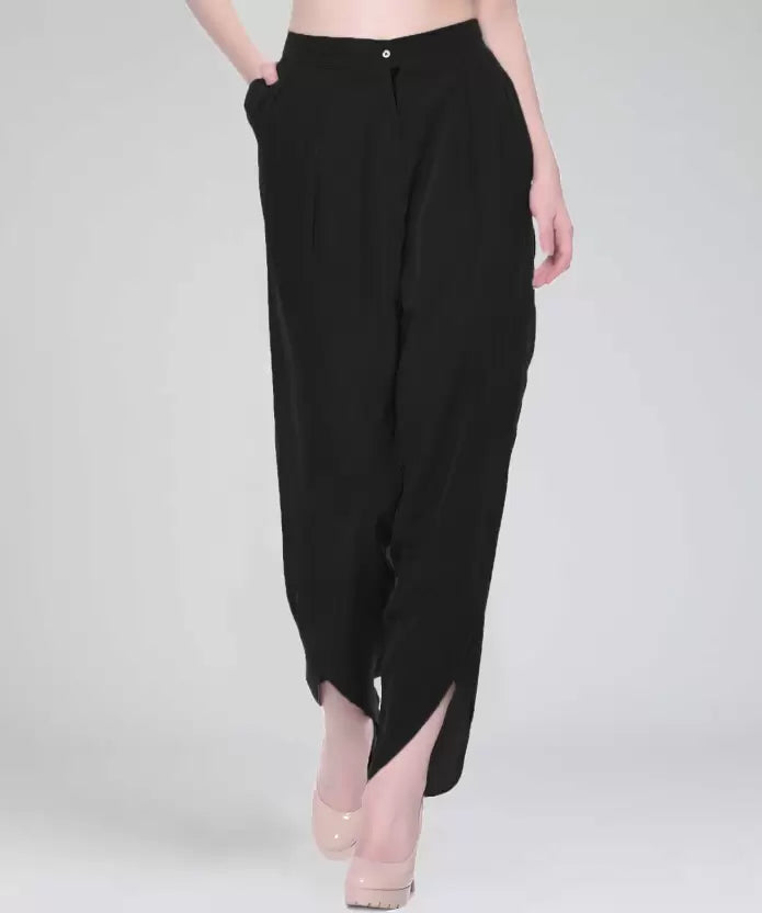 Adjustable Crepe Tulip Pants - Uptownie