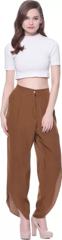 Adjustable Crepe Tulip Pants - Uptownie